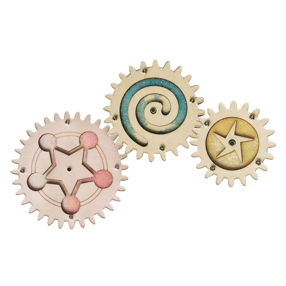 Montessori Busy Board Gearwheel Parent Child Baby Learing for Toddlers