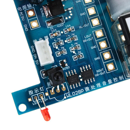 9V Infrared Remote Control Volume Control Board Pre AMP Motor Potentio 2