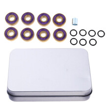 8Pcs Titanium ABEC 11 Premium Bearings for Skateboards and Inline Skat
