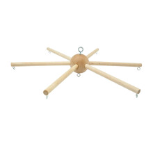 Wooden Mobile Frame Kit Accessories Handmade Ornament Crafts for Infan