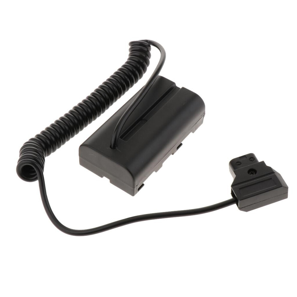 D-Tap To Np-F550 Dummy Battery Power Adapter Spring Cable For Monitor Green/Light 913153493189