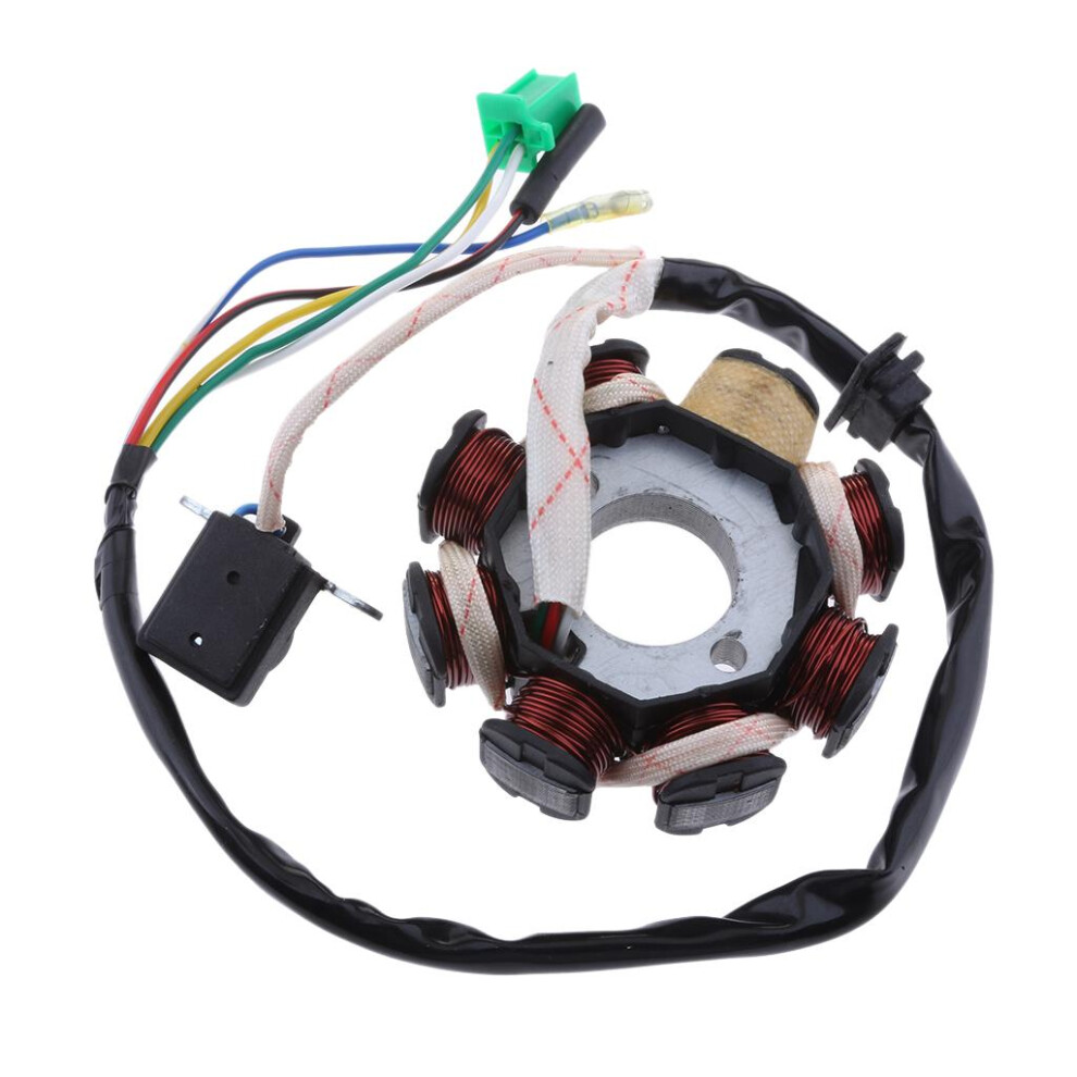 8 Pole Stator Magneto Ignition Coil Assembly For Gy6 125 150Cc Scooter 6902834598675