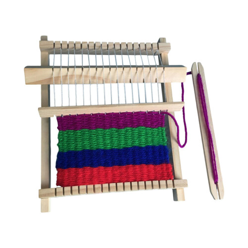 Weaving Loom Hand Knitted Educational Craft for Beginners Children 1