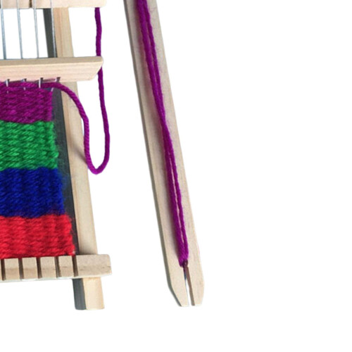 Weaving Loom Hand Knitted Educational Craft for Beginners Children 2