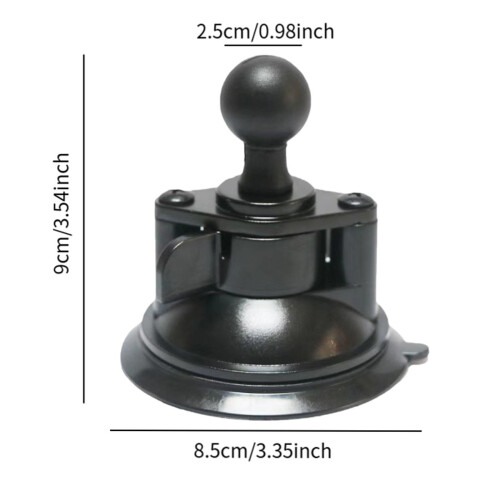 Suction Cup Base Multifunctional Ball Adapter for Vehicle Windshield 1