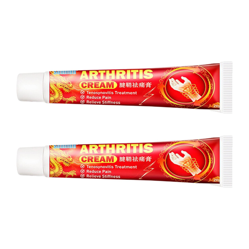 Cream 2 Pieces Tendonitis Arthritis Treatment Ointment Hand Wrist Massage Cr