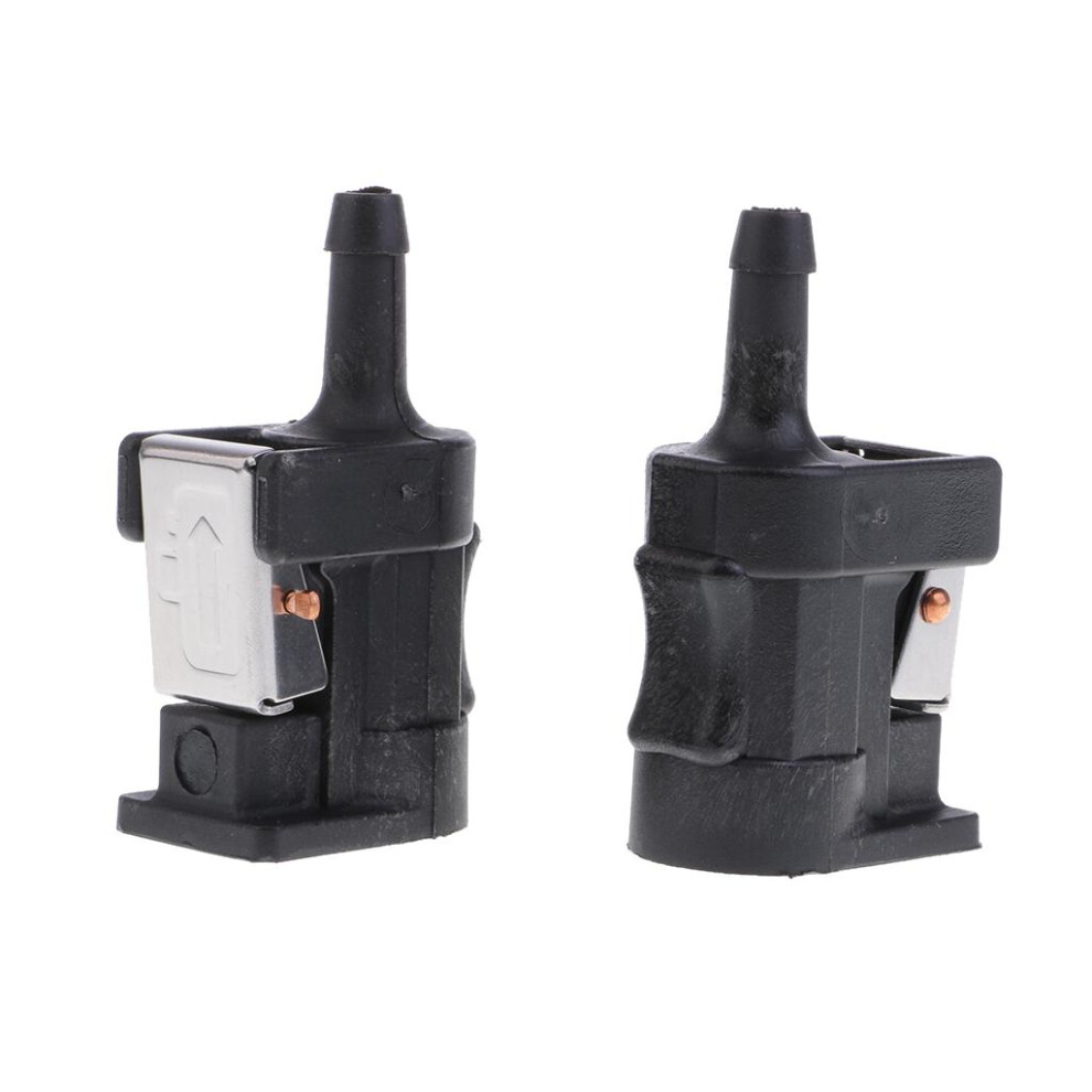 2Pcs Fuel Line Tank Connector Fit Yamaha Outboard Motor Marine Boat En 767008670047
