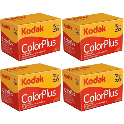 4 Rolls of  Colorplus 200 ASA 36 Exposure 2