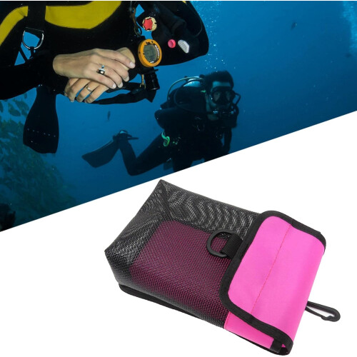 Dive Gear Storage Solution for Underwater Adventures, Fluorescent Pink, Small Mesh 2