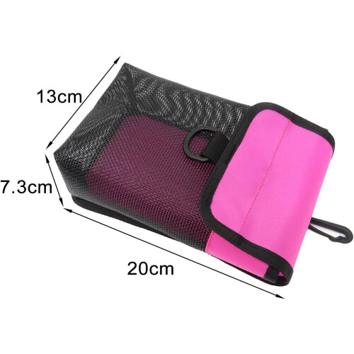 Dive Gear Storage Solution for Underwater Adventures, Fluorescent Pink, Small Mesh 1