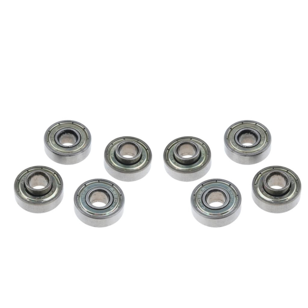 8 Pieces Wheelchair Front Caster Wheel Bearings Shielded for Smoother