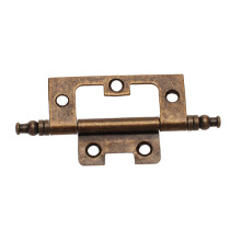 10x Antique Bronze Flush Hinge with Finial