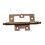 10x Antique Bronze Flush Hinge with Finial 1