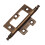 10x Antique Bronze Flush Hinge with Finial 3