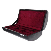 B Flat Black Clarinet Wooden Carrying Case + Canvas Padded Gig Bag Han