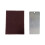 Snowboard Wax Scraper, Stainless Steel Set, Compact Tool  Cloth 1