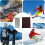 Snowboard Wax Scraper, Stainless Steel Set, Compact Tool  Cloth 3