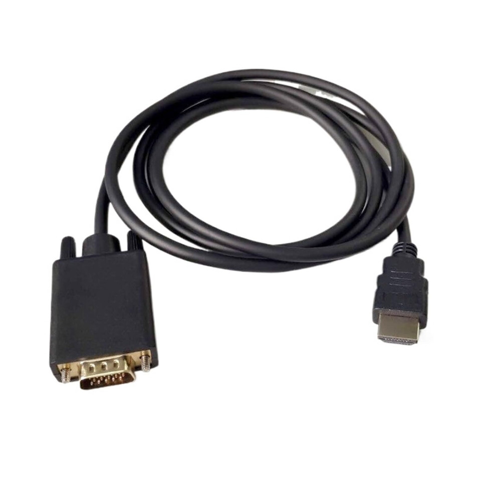 1.8M Hdmi To Vga Adapter Cable 1080P Computer Video Cable Hdmi To Vga With Chip (Color : 1.8M Hdmi To Vga With Chip) 9365049377782