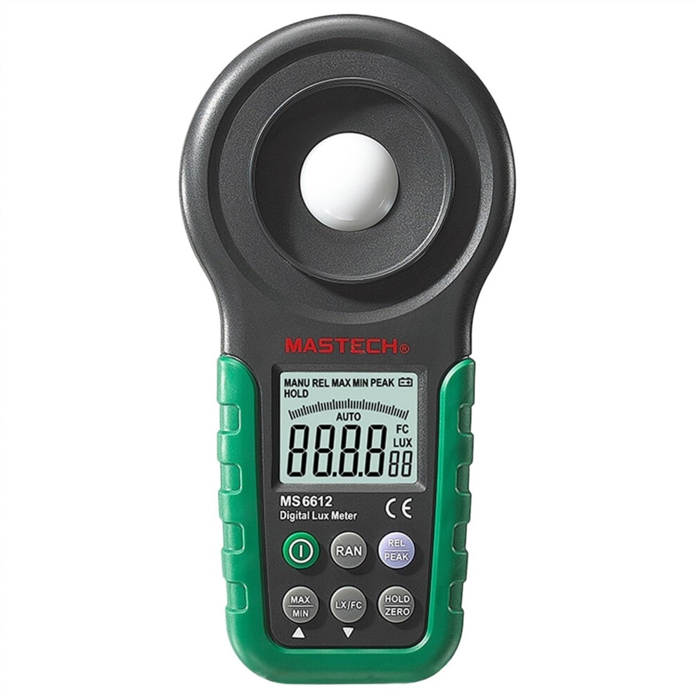 Ms6612 Digital Luxmeter 200,000 Multifunction Illuminometer Meter Test Spectra Auto Range Peak High Accuracy Light 9426802941470