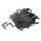 100Pcs Black L Shape Flat Corner Plate Angle Brace Bracket for Picture 1