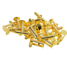 20 Piece Brass Cufflink Cuff Links Blanks Round Bezel Trays Cabochon S