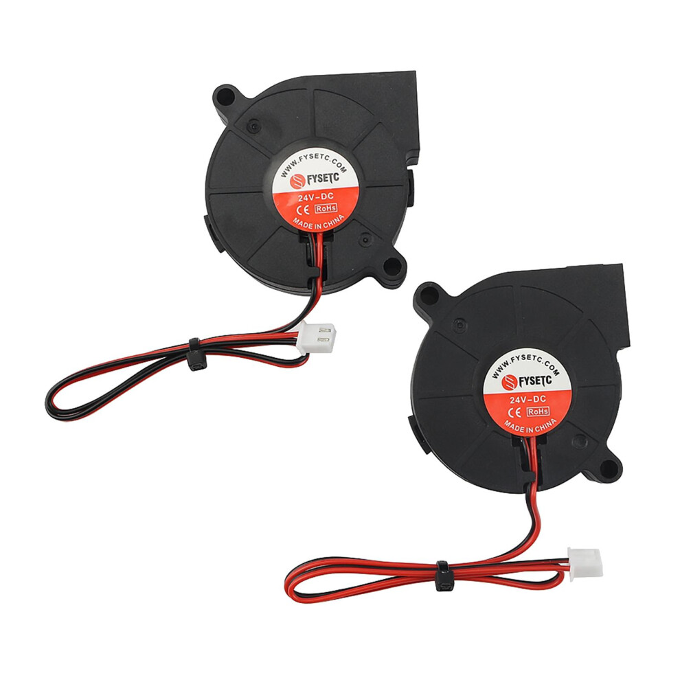 24V Dc 50Mm Blower Cooling Fan 5015 Extruder For Cr10 3D Printer 795870389248