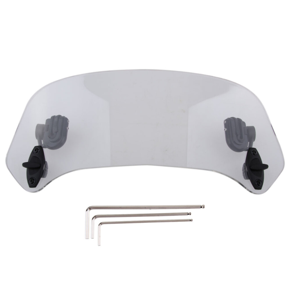 Motorcycle Windshield Extension Spoiler Air Wind Deflector Windscreen 787985019042