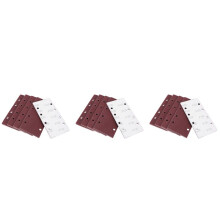 75 Pcs Sanding Pads,Sanding Paper Hook and Loop Sand Sheet Punched 8 Holes Grits 40/60/80/120 Fit Sheet Orbital Sander