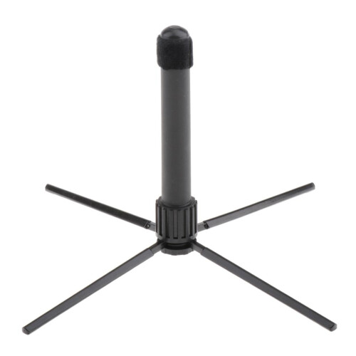 Foldable Flute Clarinet Compact Stand Holder Portable for Flute Clarin 2