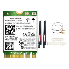 8260 8260NGW WiFi Card+2X10DB Antenna Dual-Band 2.4G/5Ghz 867M BT4.2 AC8260 NGFF M.2 WiFi Wireless Card Module 802.11AC