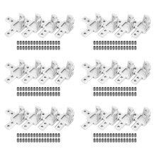 24-Pack 3030 Series 3-Way End Corner Bracket Connector,with Screws for Standard 8mm T Slot Aluminum Extrusion Profile