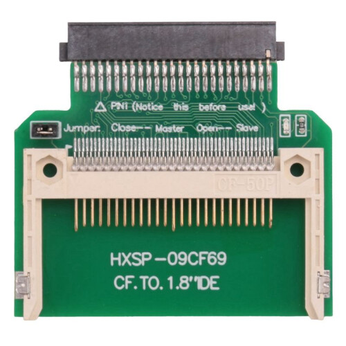 5X Jfr Merory Card Compact Flash to 50Pin 1,8 Tum Ide Hårddisk Ssd Adapter 2