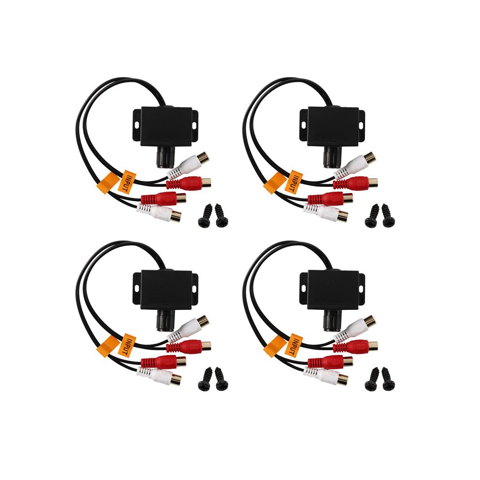 4X Car Home Audio Amplifier Bass Rca Gain Level Volume Control Knob Lc-1 Black 6131407787516