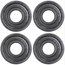 4X 6201Z Deep Groove Ball Bearing, Metal, 12 x 32 x 10 mm, Sealed