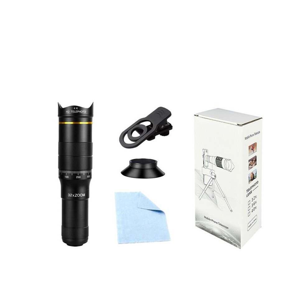 32X Hd Telephoto Zoom Lens For Smartphones, Powerful Monocular Telescope, Ideal For Camping & Tourism 6133381085688