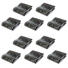10 Roll Sticker Carbon Fiber Motorcycle PVC Vinyl Army Sticker CAMO Woodland Camouflage Sticker Black Digital Camouflage