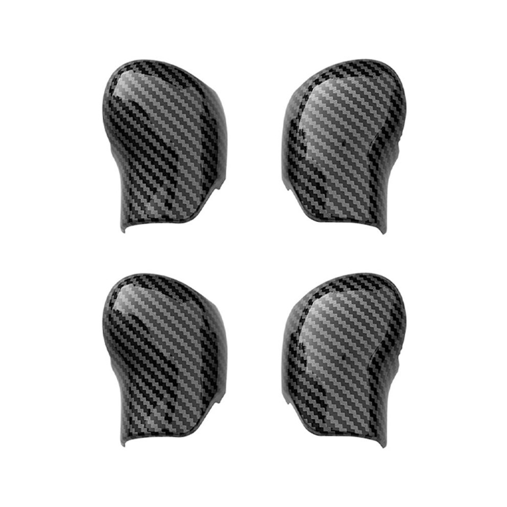 2X Carbon Fiber Gear Shift Knob Cover Trim Handle Sleeve Buttons Cover Sticker For Skoda Octavia A7 Superb Fabia 4713243269818