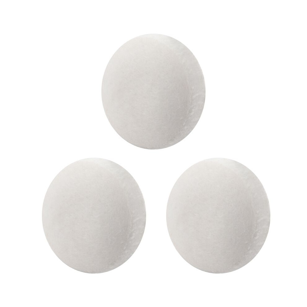 3Pc Bass Drum Beater Pad Felt Pad For Bass Drum Pedal Beater Percussion Instrument Accessories White