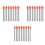 30 Pieces 6MM Glass and Tile Drill Bits Set Carbide Drilling Tool 1