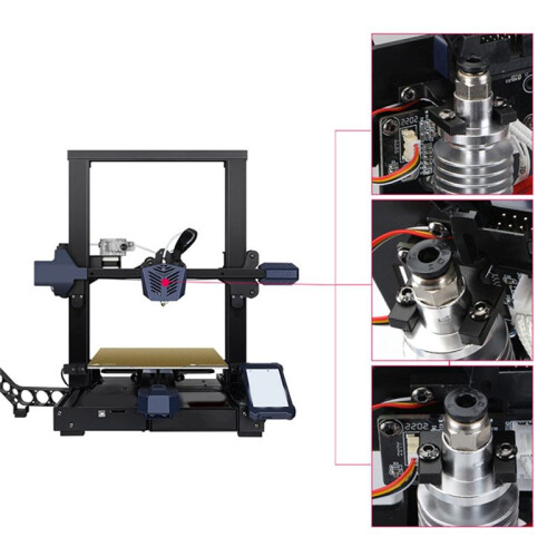 Automatic Leveling Hotend Mounting Block Kit for  Vyper 3D Printer Replacement Parts Improved Printing Accuracy 2