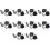 10pcs 12mm Threaded Keyed Quarter Turn Cam Lock for Drawer Box Locker 1