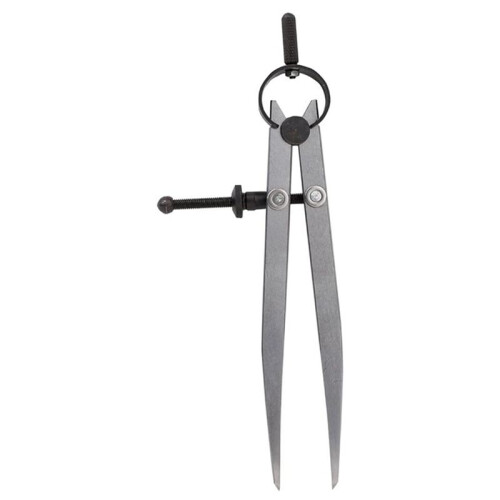 3pcs 6 Inch Adjustable Lockable Steel Divider Wing Leather Compass 1