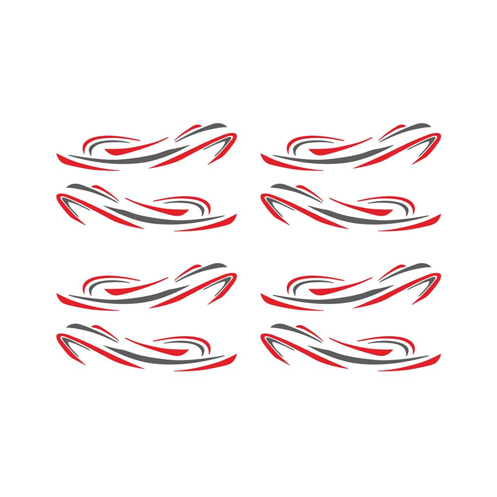 4X Rv Motorhome Universal Body Sticker Diy Stripes Image Decal Sticker Decoration For Caravan Trailer 4713061090977