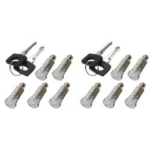 6707600205 10 Pcs Door Lock Barrels with 4 Same Keys for LT Mercedes Sprinter Vito W638 Any Door Brand New