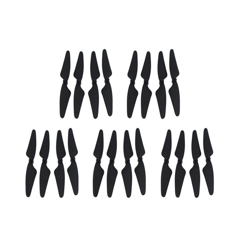 20Pcs For Hubsan H501s X4 Rc Quadcopter Propellers Blades 2Cw/2Ccw, Black 4712256141890
