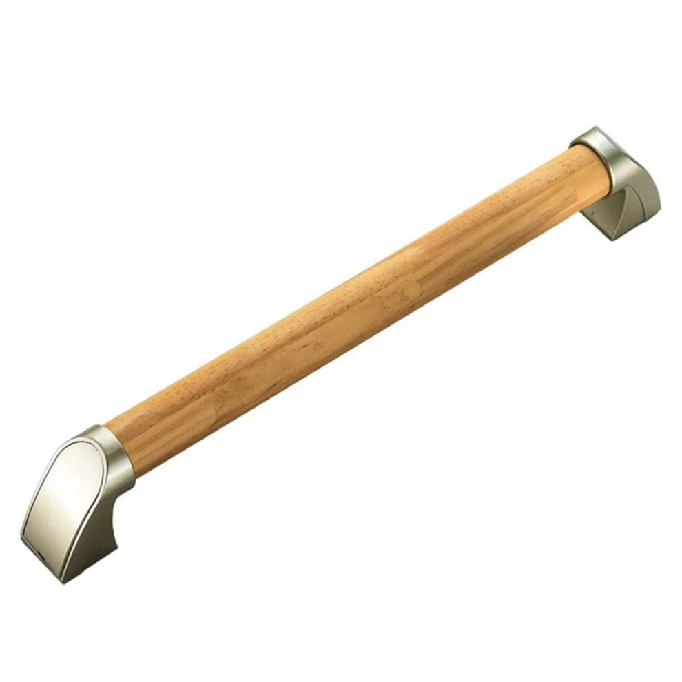 Bathroom Safety Grab Bar Wooden NonSlip Shower Handle for Elderly 200KG Support Rustproof