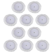 10pcs 7 Inch 180mm Soft Wool Clean Polishing Buffing Bonnet Pad for Car Auto Polisher