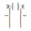 3D Printer Accessories for Kobra 3 Combo Strain Gauge Sensor Auto Bed Leveling Sensor Hotend Mounting Block 3