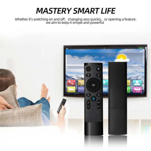 Q5 Air Mouse Remote 2.4G Wireless Voice Control for  TV for Android Box Projector Long Range Control 17 Keys 2