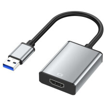 Adaptador USB A 1080P 60Hz Convertidor USB 2.0 A Cable de Video Adaptador USB Externo para PC